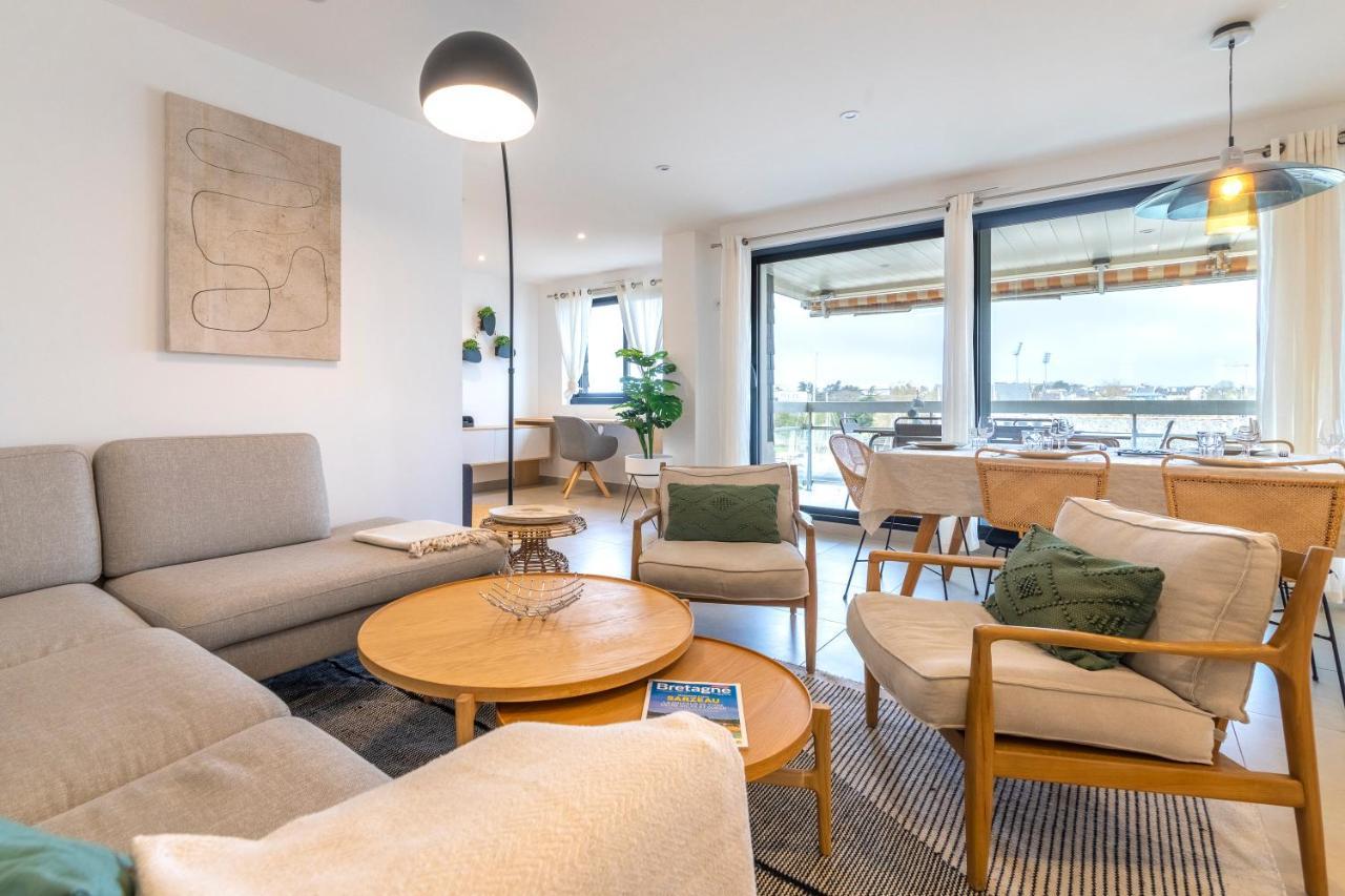 Grand Appartement De Standing Avec Terrasse Vue Port Au Centre De Vannes Exterior photo
